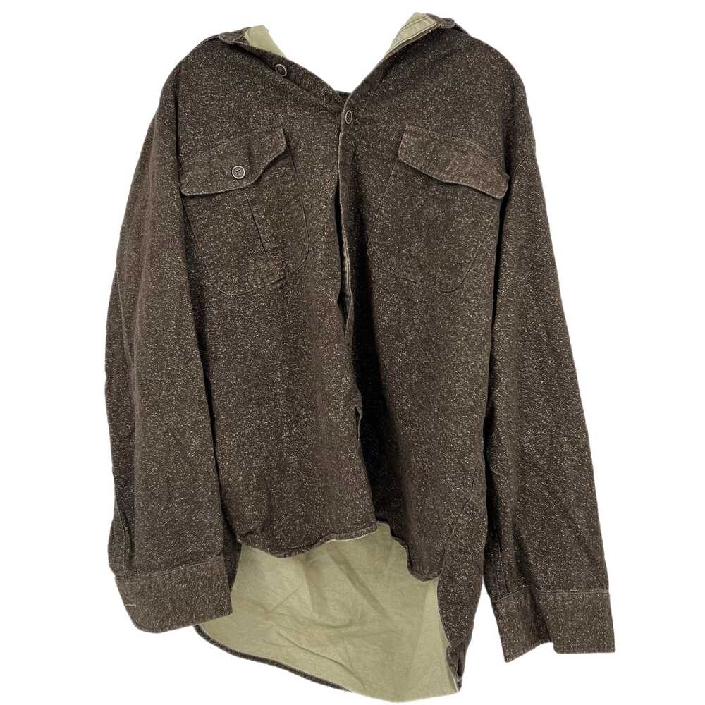 Freedom Foundry Brown Cotton Mid-Length Jacket | Women’s XL